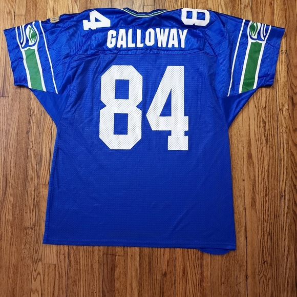 Joey Galloway Seattle Seahawks Wilson Vintage 90s Football Jersey Size XL 50 - Picture 6 of 8